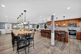 The clubhouse in Silver City RV Resort