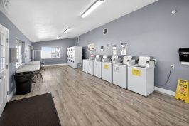 Laundry room in Silver City RV Resort