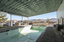 A pool in Silver City RV Resort