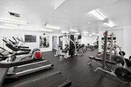 The gym in Silver City RV Resort